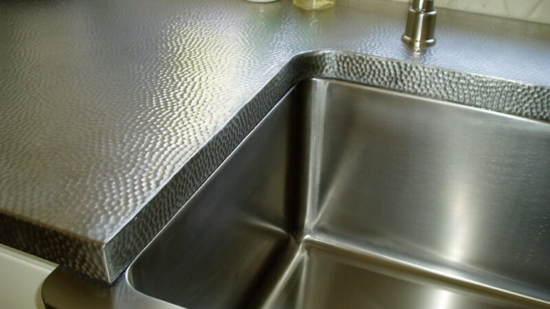 metal Embossed countertop