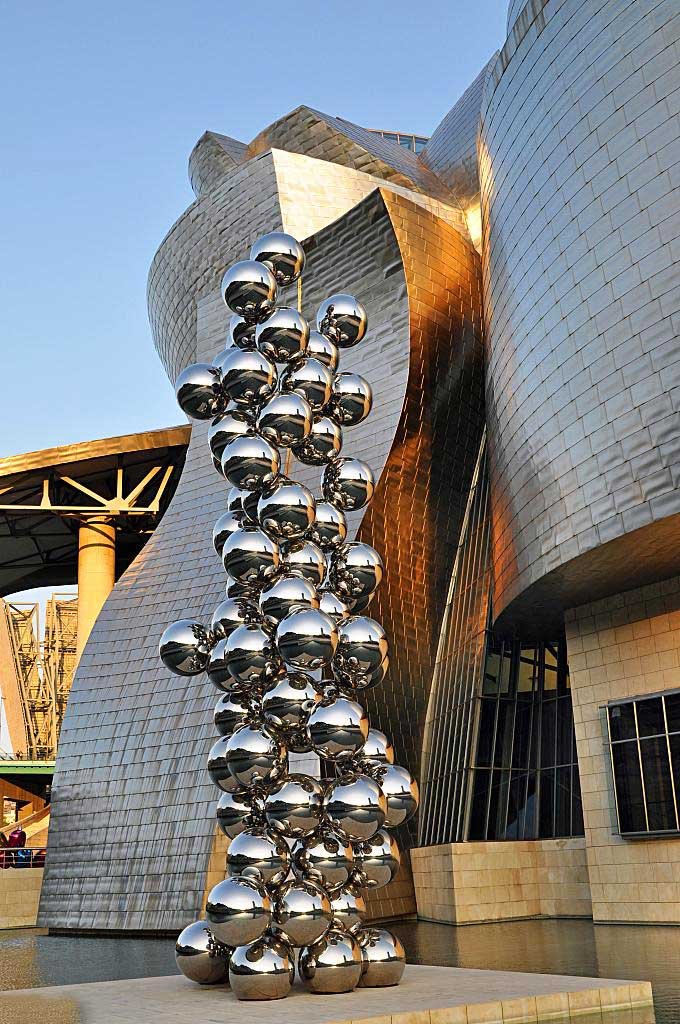 Metal ball sculpture