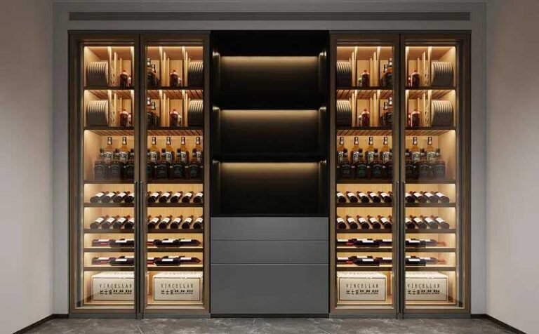 The Artful Design Concepts of Stainless Steel Wine Cabinets | JYF-Metal