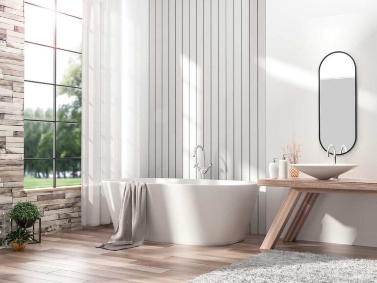 Stainless Framed Mirror (2)