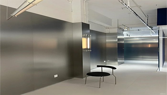 stainless steel background wall