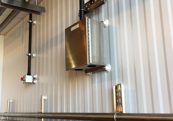 stainless steelMechanical control panel