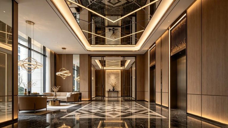 mirror stainless-steel-decor-honeycomb-panels