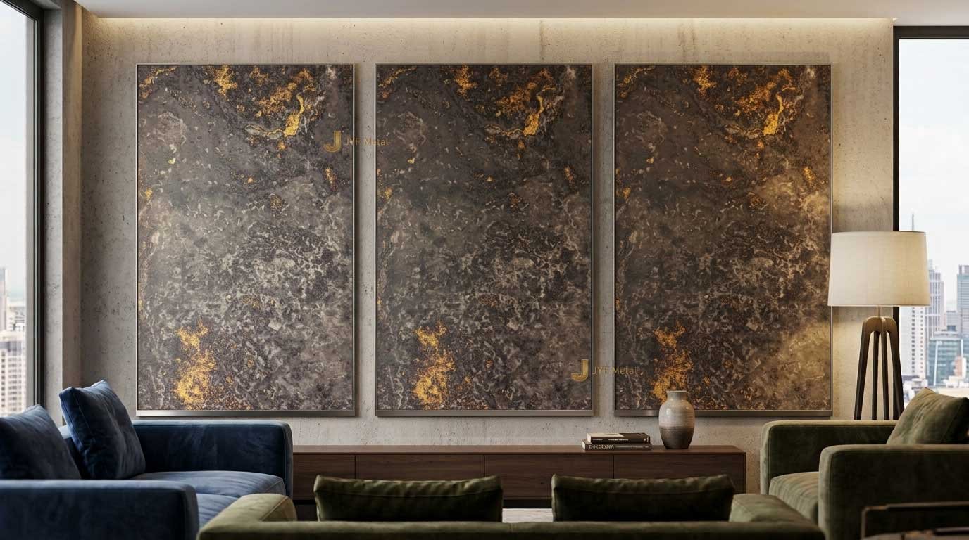 antique patina stainless steel Panels