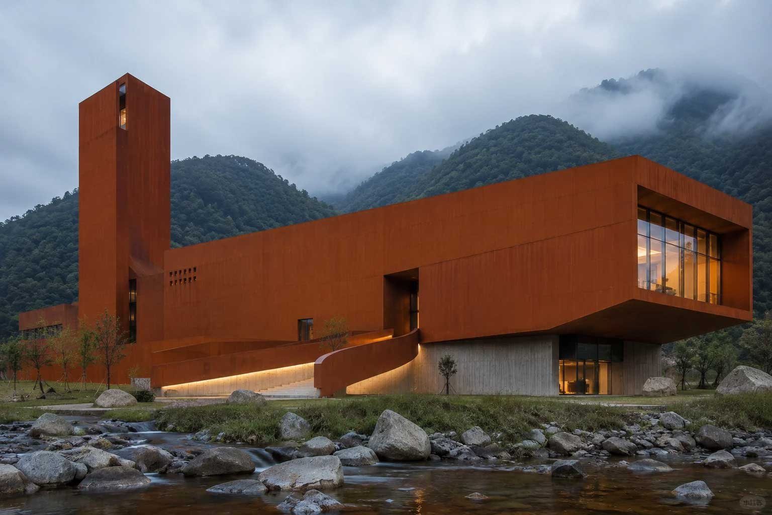 Corten Steel Facade