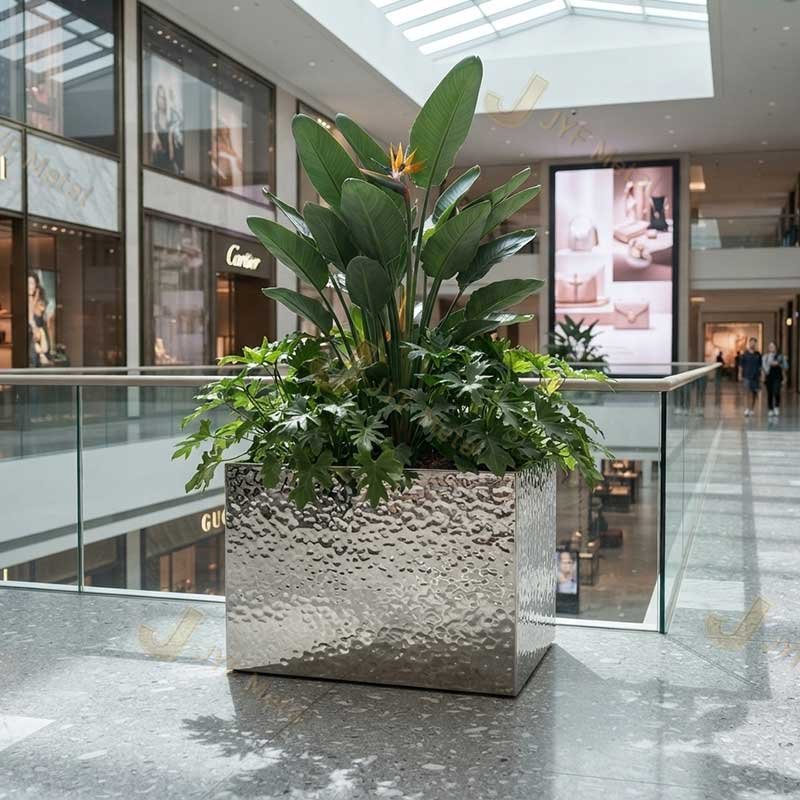 stainless-steel-decorative-planters
