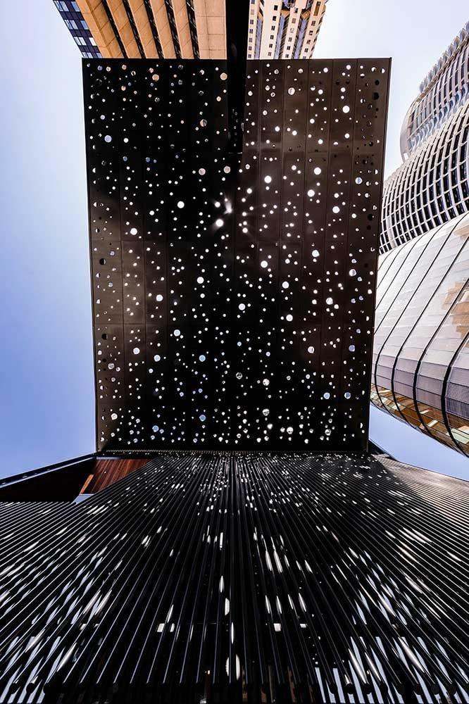 Black-titanium-perforated-plate