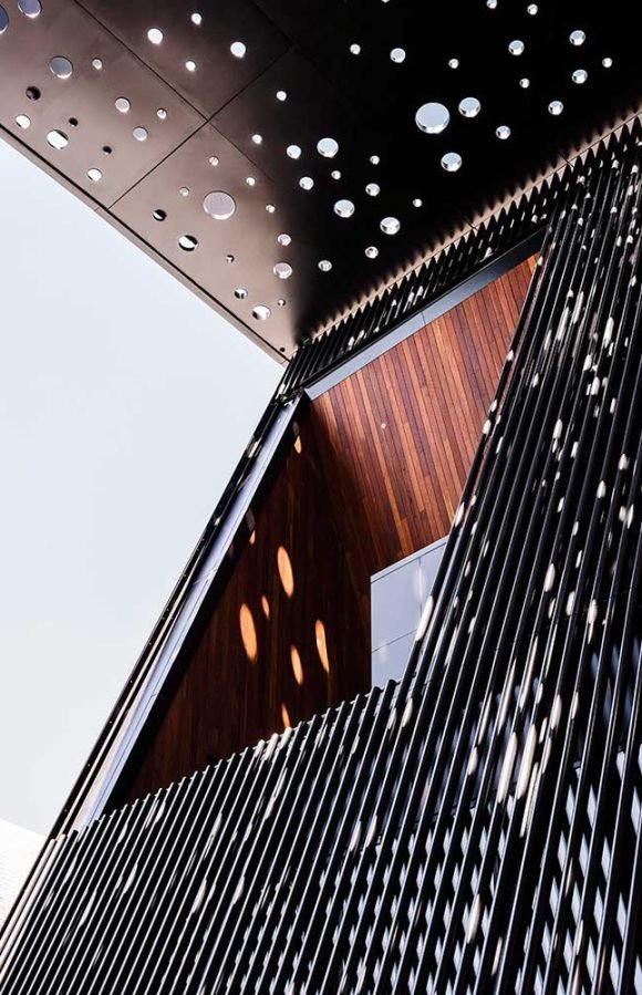 Black-titanium-perforated-plate