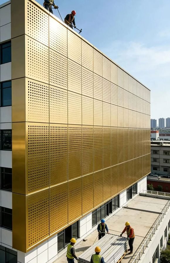 Perforated-metal-curtain-walls