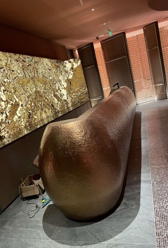 Stainless steel bar counter (2)