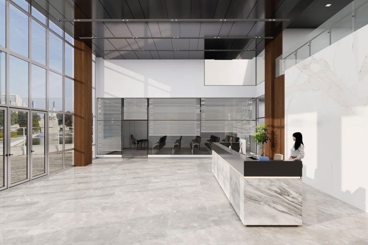 Stainless-steel-black-titanium-honeycomb-ceiling